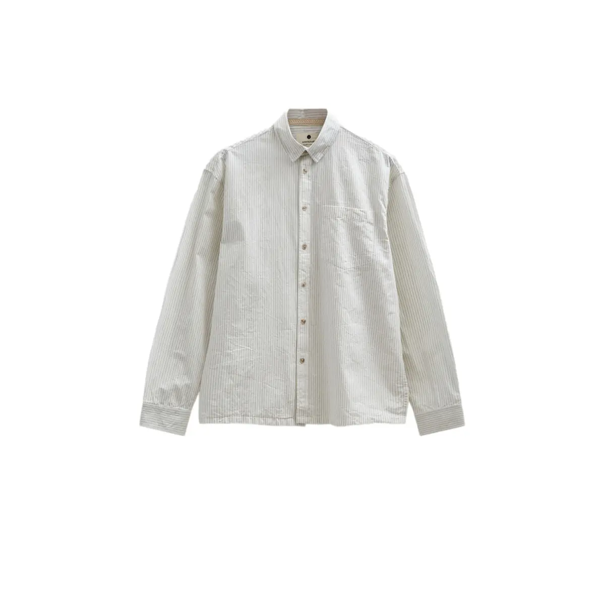 Langarmshirt aus Popeline Anerkjendt Kotto