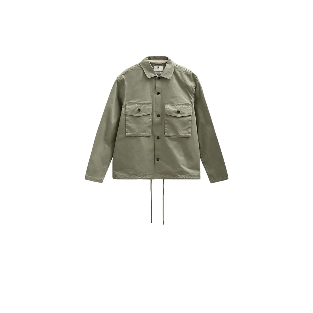 Anerkjendt Akotto Cotton Overshirt Overshirts Heren - Khaki - Maat S