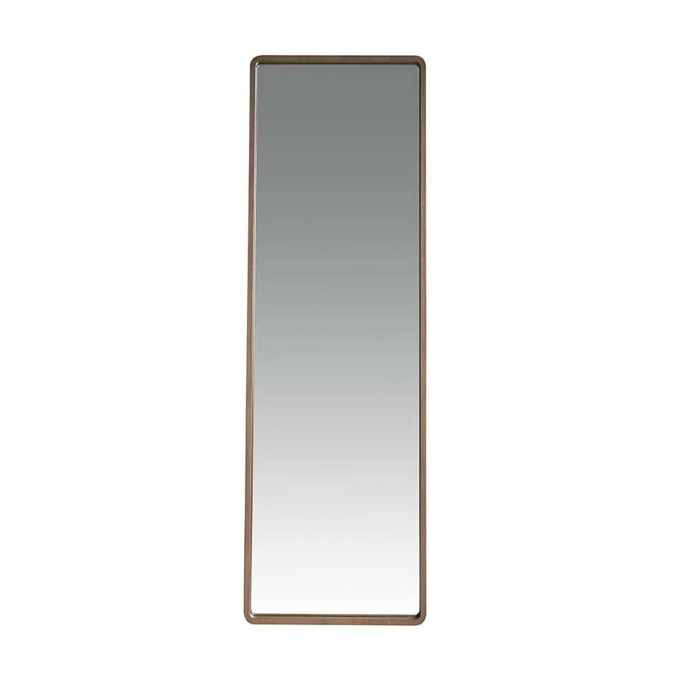 Angel Cerdà Marron Free-Standing Mirror With Wooden Frame