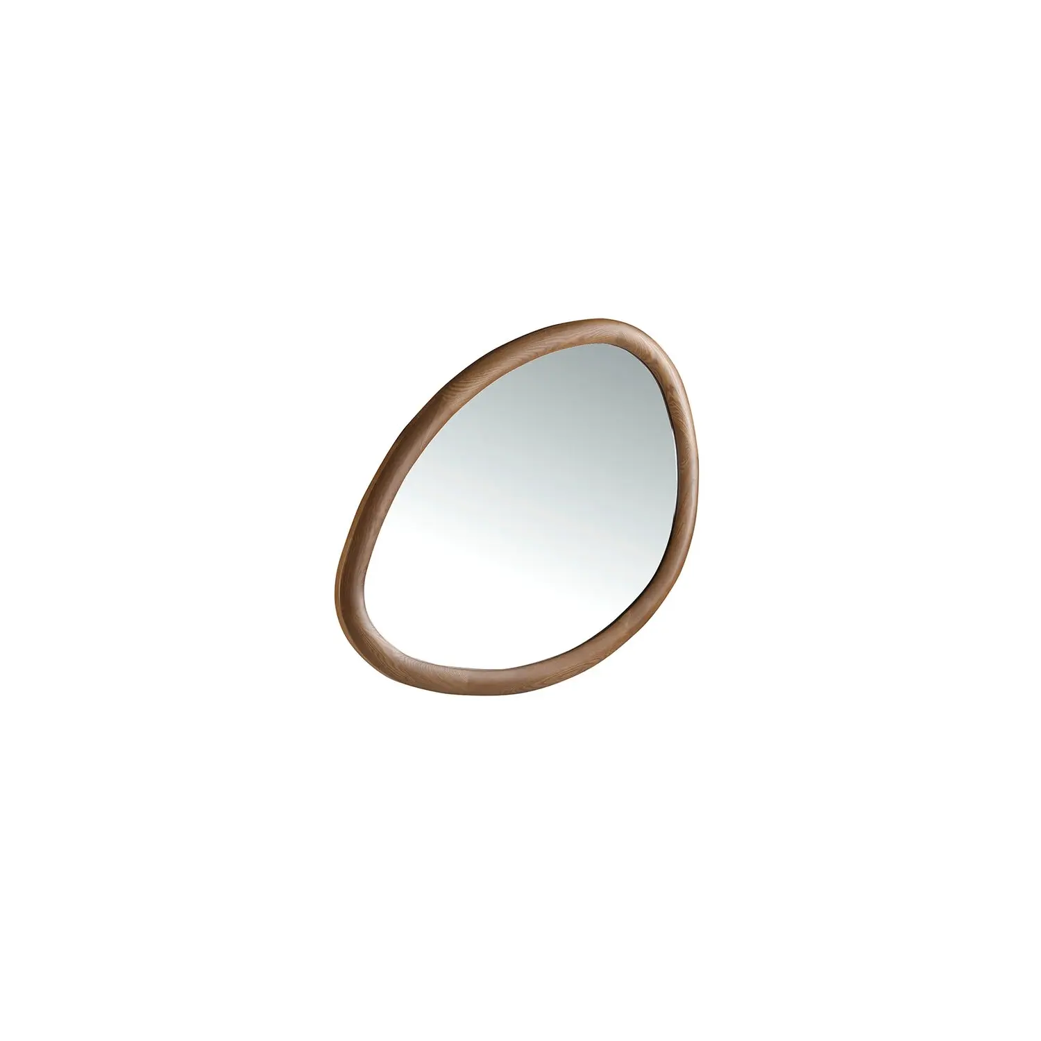 Angel Cerdà Marron Organic Walnut Wall Mirror