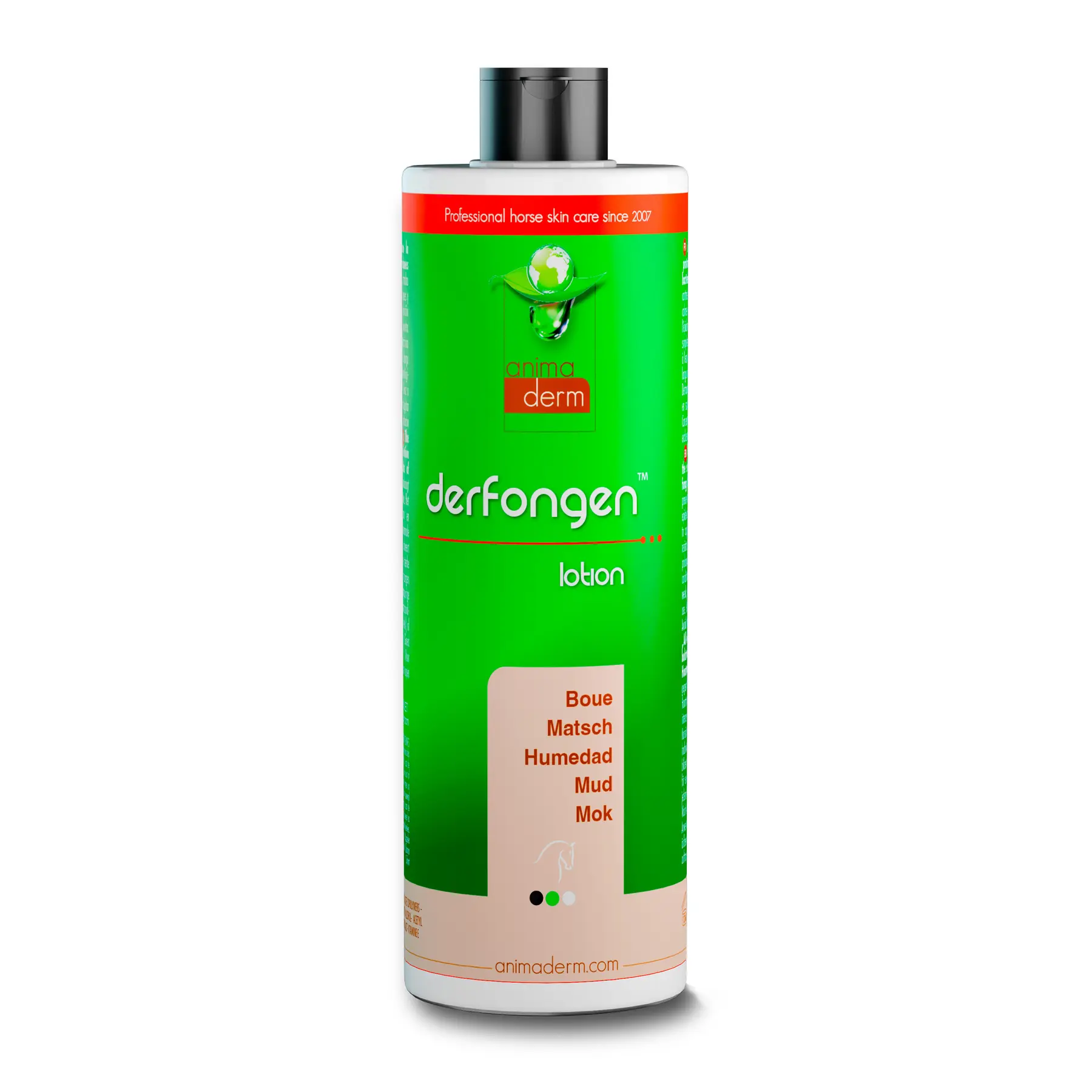 Comparer les prix de Lotion pour cheval Animaderm Derfongen