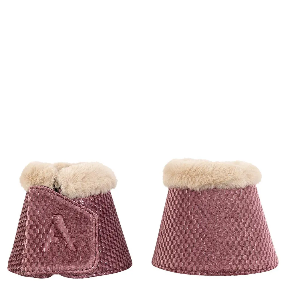 Anky Violet Closed Velvet Bell Boots For Horses Atb25009