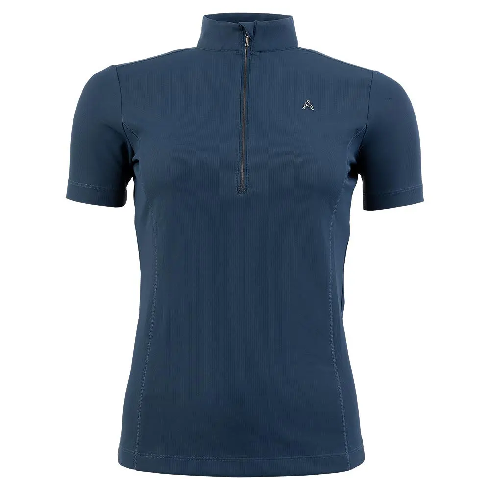 Anky Marron Polo Do Jazdy Konnej Z Krótkim Rękawem