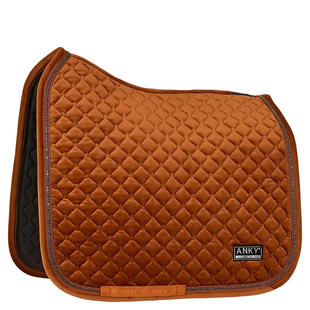 Anky Bronze Velvet/Stone Dressage Saddle Pads