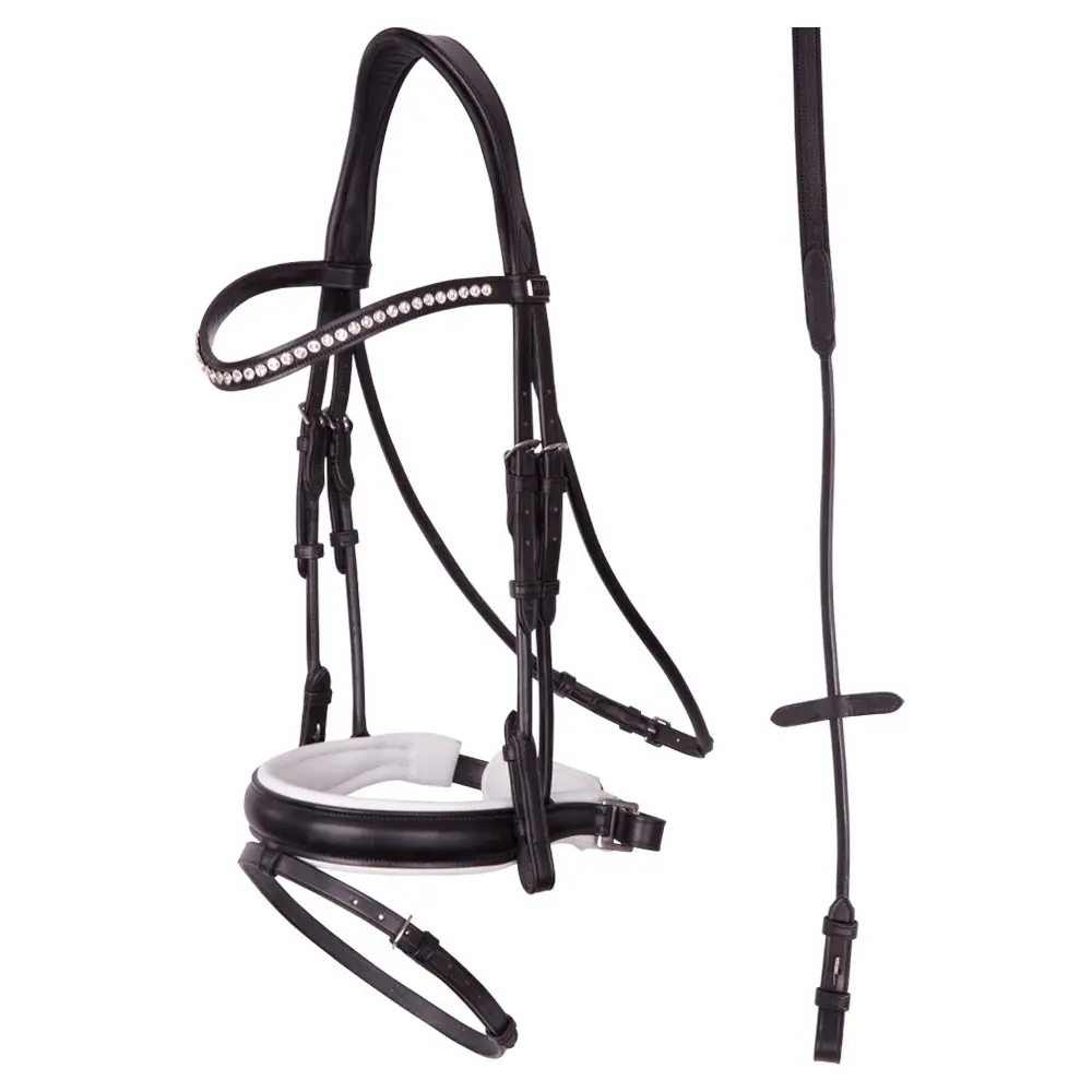 Meilleurs prix pour Bridons équitation serre-nuque façonné avec épingles ANKY