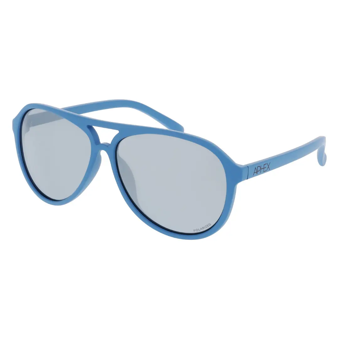 Aphex Unisex Bleu Sunglasses Poppy