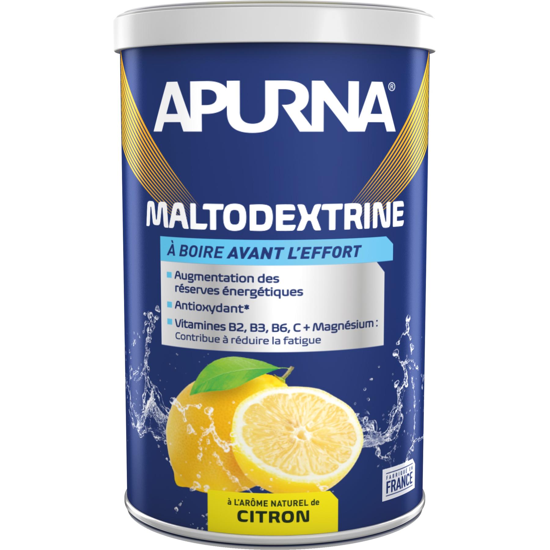 Velo Store - UK Pot Apurna maltodextrine citron - 500g | Extra 10% off with Subscription, Postage £16.79 to UK Fedex.
