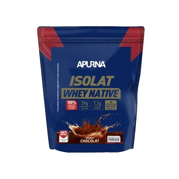 Apurna Unisex Kids Bleu Chocolate-Flavored Protein Nutrition Isolat Native