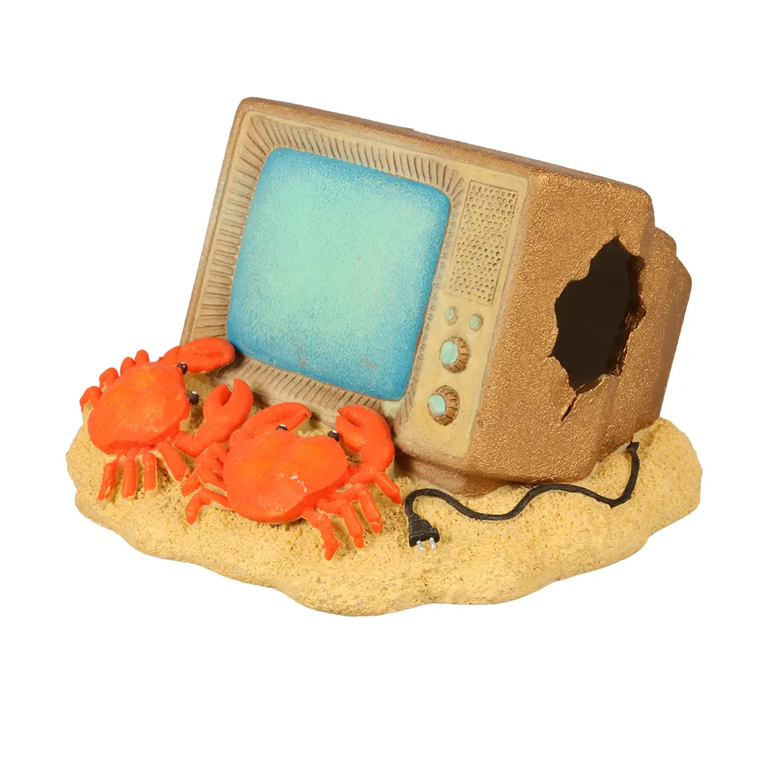 Meilleurs prix pour Décoration d'aquarium télévision Aqua Della