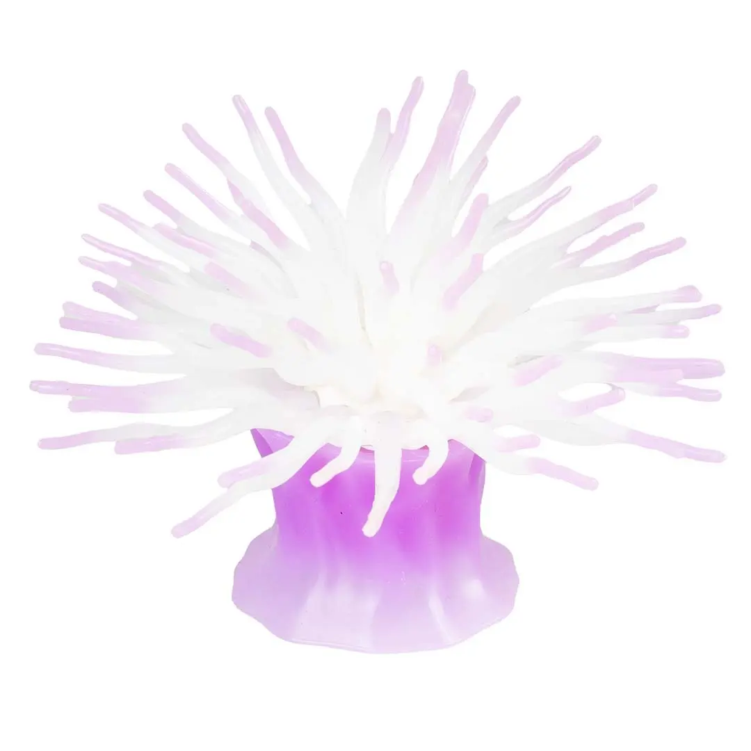 Meilleurs prix pour Décoration d'aquarium plante artificielle anémone avec ventouse Aqua Della