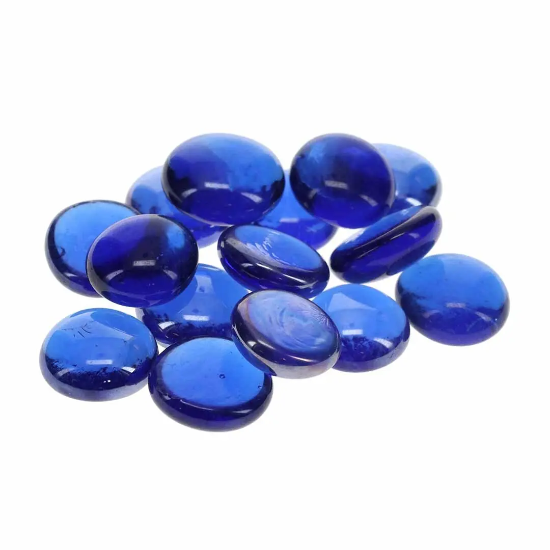 Aqua Della Bleu Glass Pebbles For Aquarium