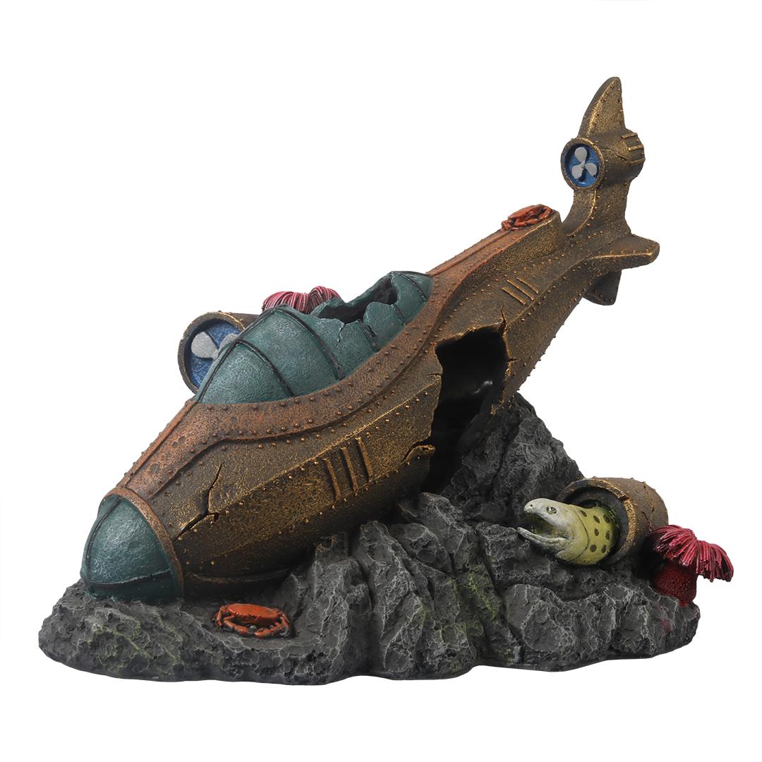 Meilleurs prix pour Décoration d’aquarium Aqua Della Steampunk Hublot