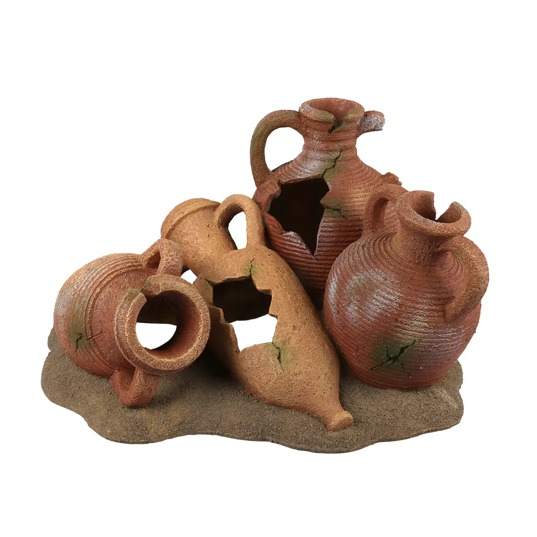 Comparer les prix de Décoration d’aquarium amphore ensemble Aqua Della