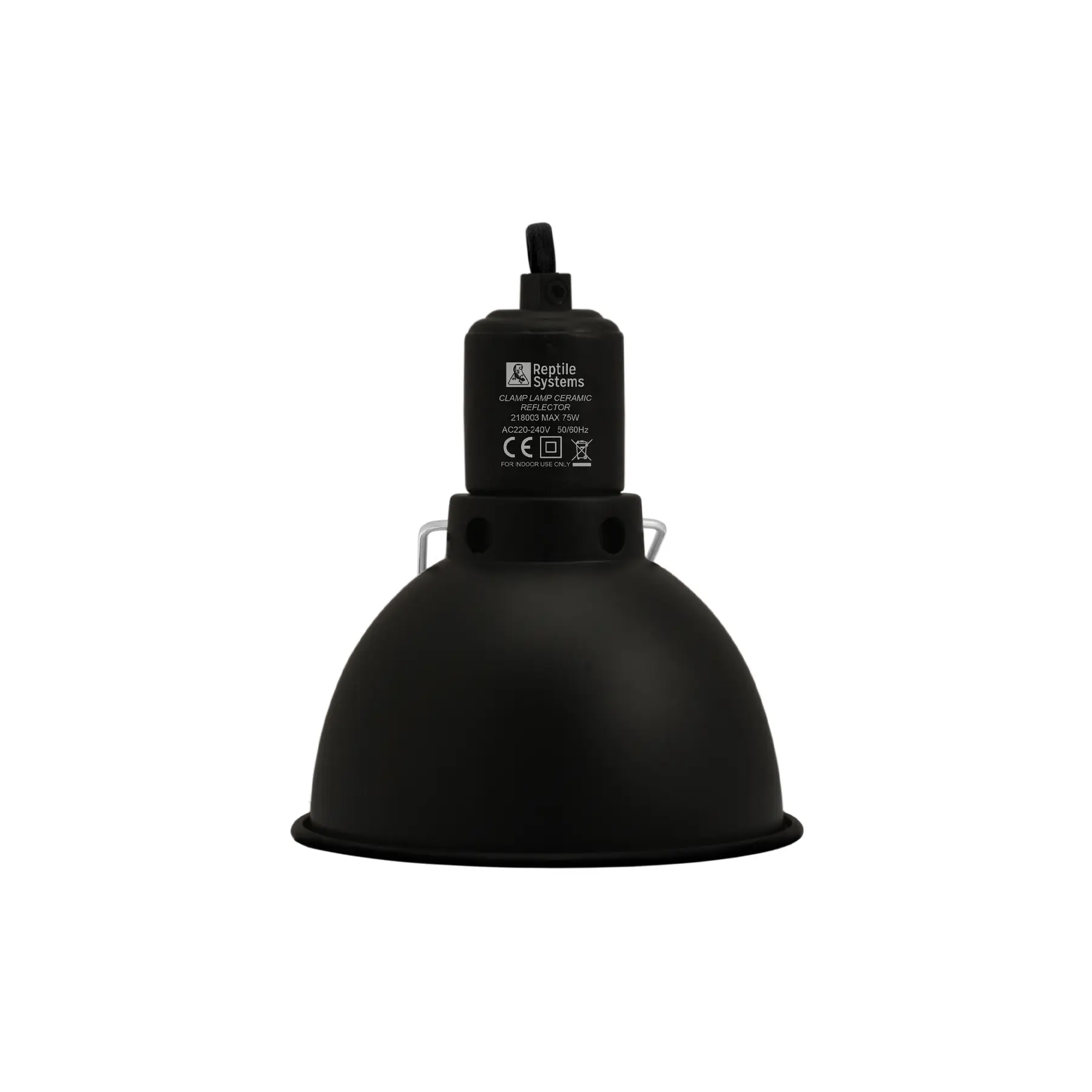 3443982180037 - Reptilesystems - Reptile Systems Klemmleuchte mit Reflektor Black Edition - s (ø 140mm)