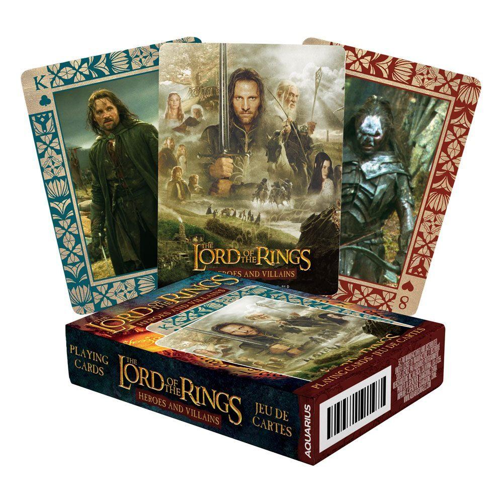0840391145894 - Der Herr der Ringe - Herr der Ringe Heroes and Villains (Spielkarten)