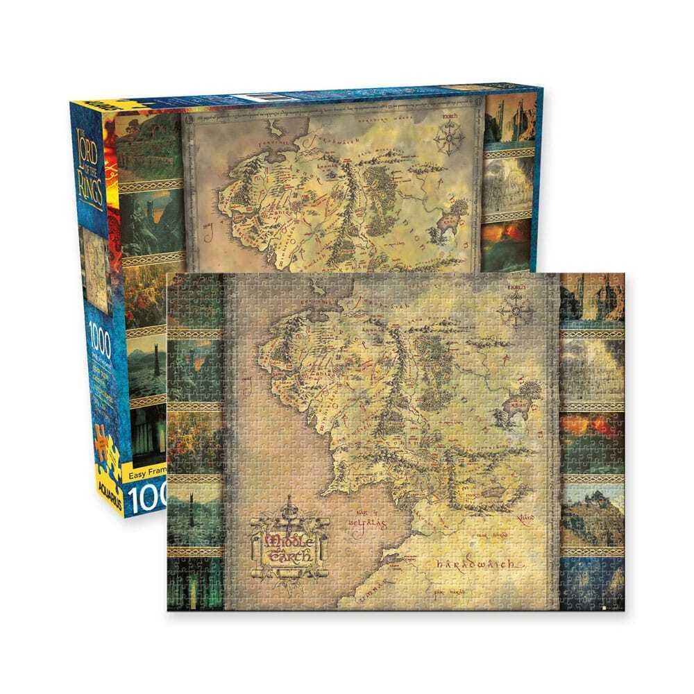0840391148840 - 1000 Teile Puzzle Der Herr der Ringe Map