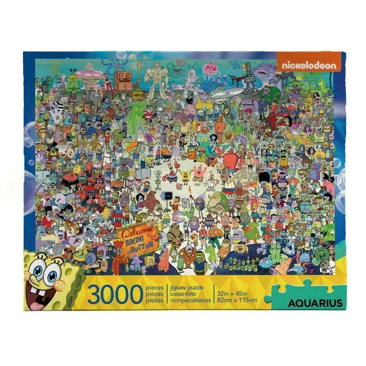 0840391129054 - Puzzle mit 3000 Teilen Bob L´Éponge Bikini Bottom
