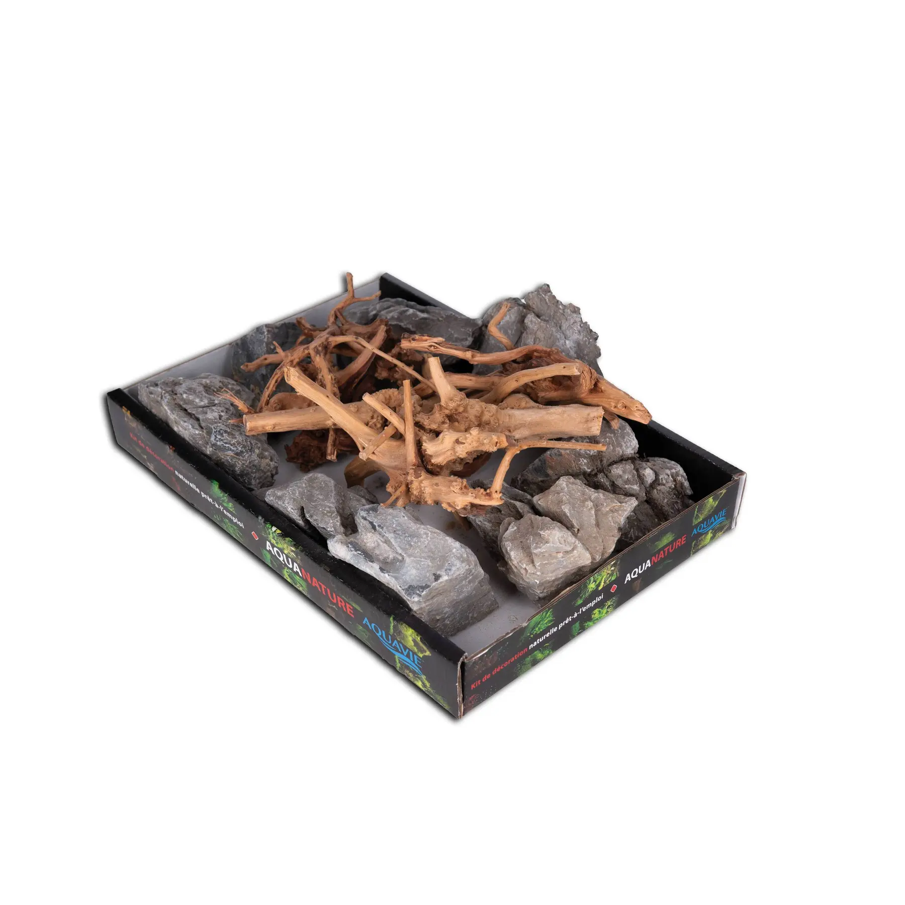 Meilleurs prix pour Décoration d’aquarium vigne et pierre Aquavie