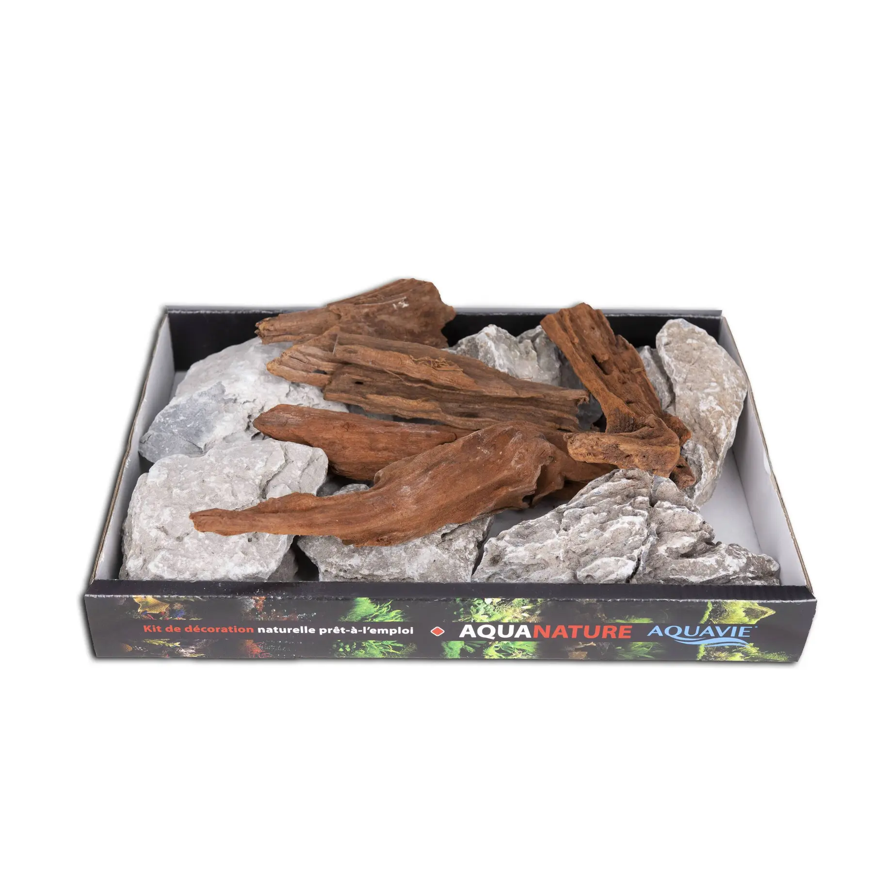 Comparer les prix de Décoration d’aquarium mangrove et pierre Aquavie