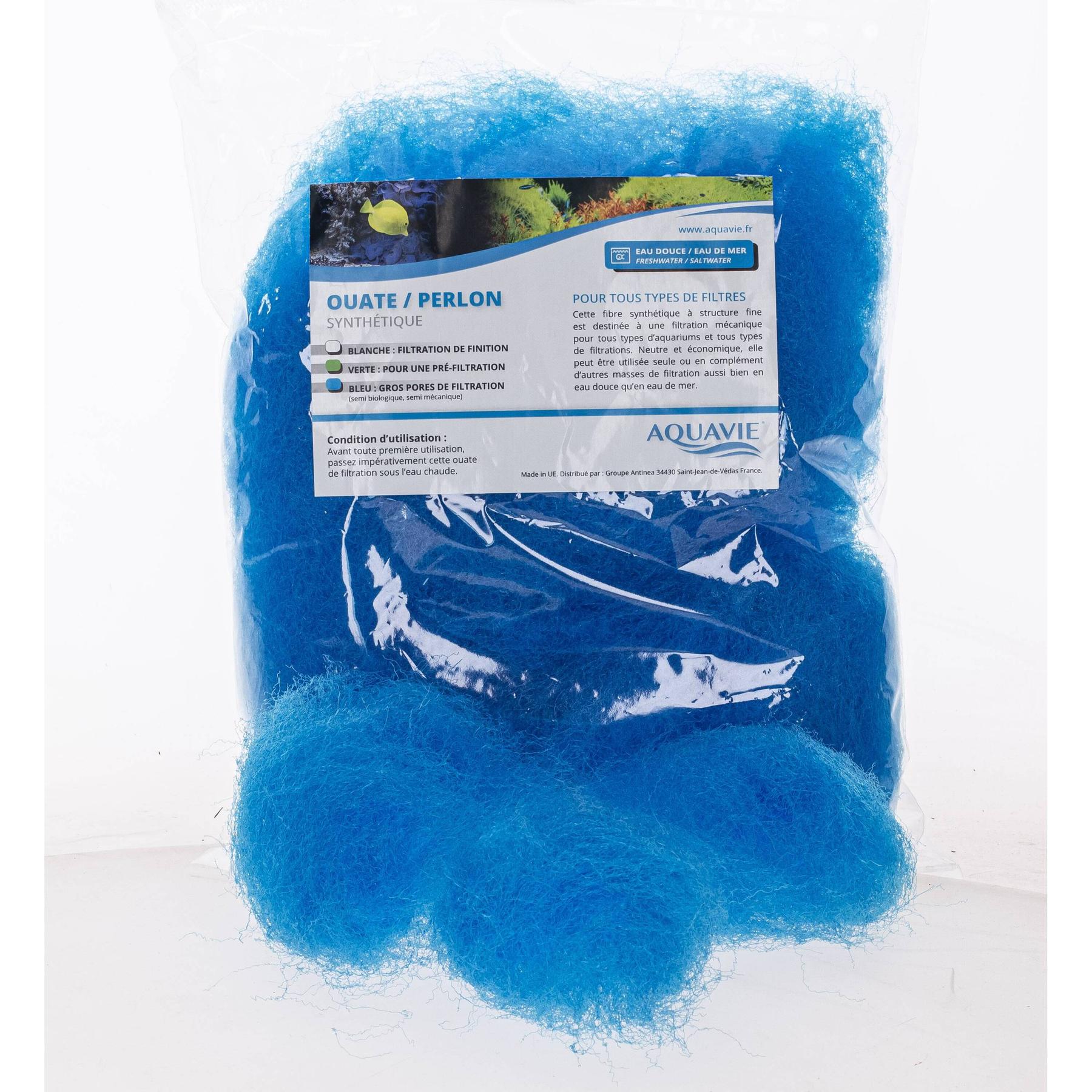 Meilleurs prix pour Ouate de filtration Aquavie 100g