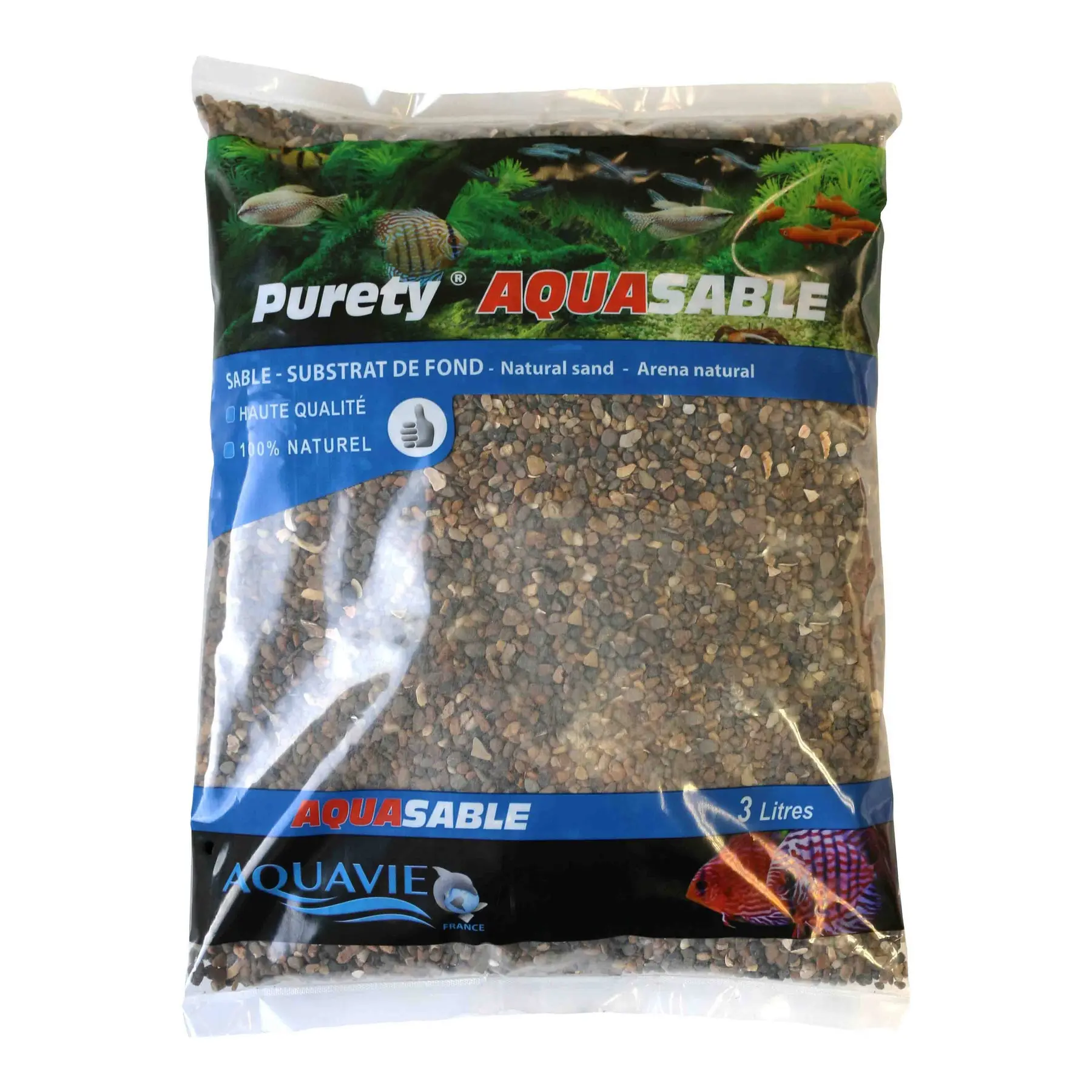 Meilleurs prix pour Substrat d'aquarium sable naturel coffee Aquavie Aquasable