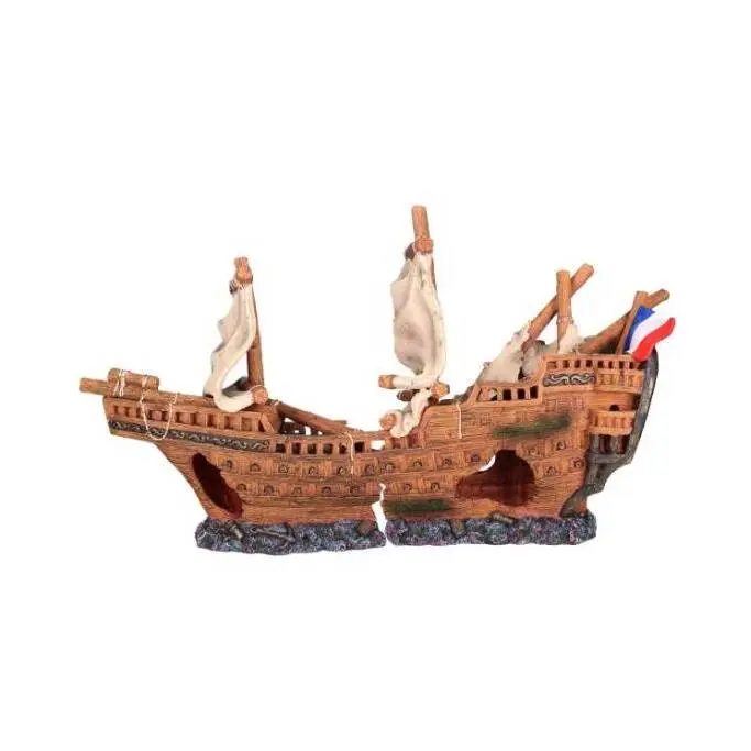 Meilleurs prix pour Décoration pour aquarium Aquavie Bateau Gallion 1+1 Tgm