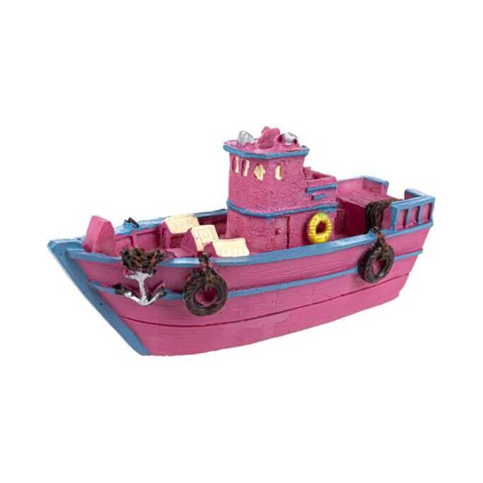 Comparer les prix de Décoration pour aquarium Aquavie Oliver's Boat