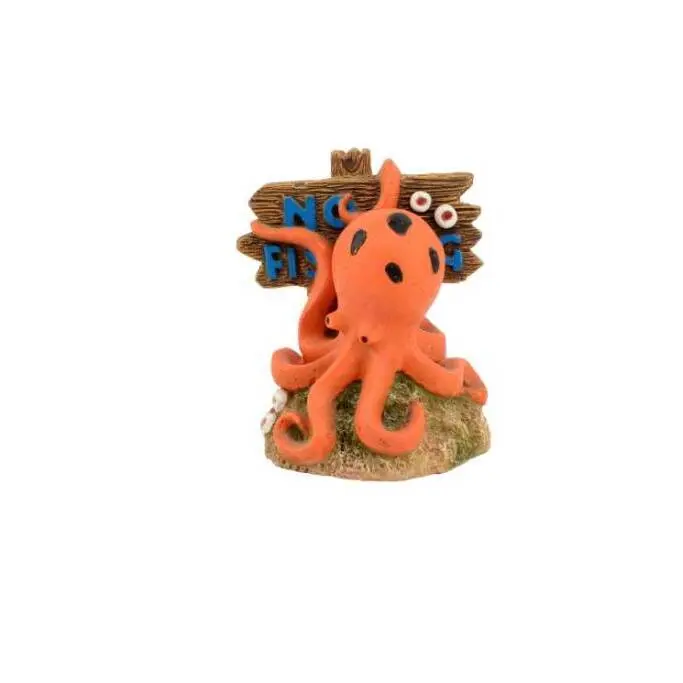 Comparer les prix de Décoration pour aquarium Aquavie Fun Pieuvre Panneau