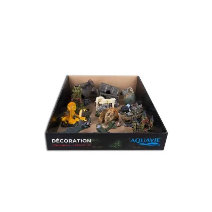 Meilleurs prix pour Décoration pour aquarium Aquavie Display (x12)