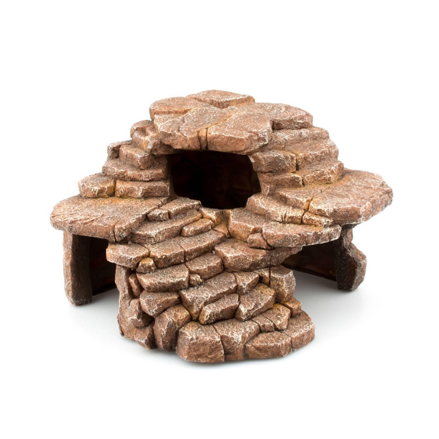 Comparer les prix de Décoration d’aquarium Aquavie R Terra Caverne House 23