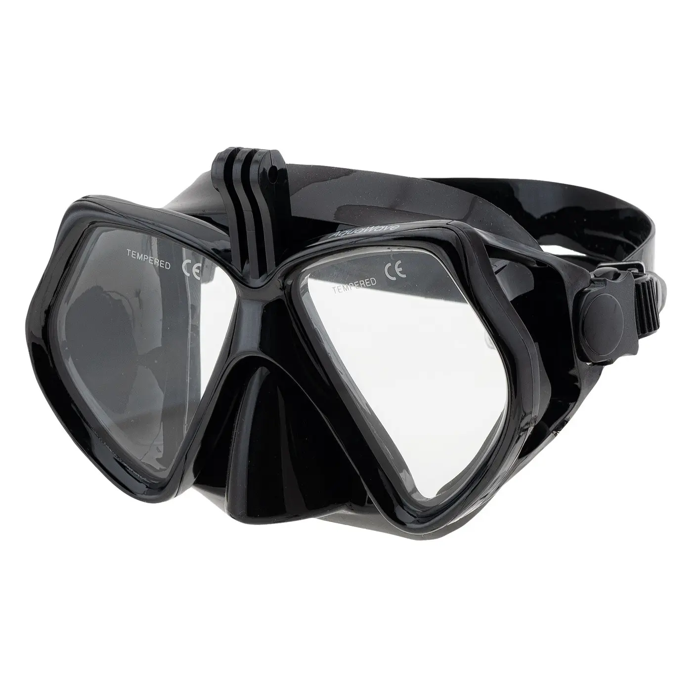 Aquawave Unisex Noir Diving Mask Trieye