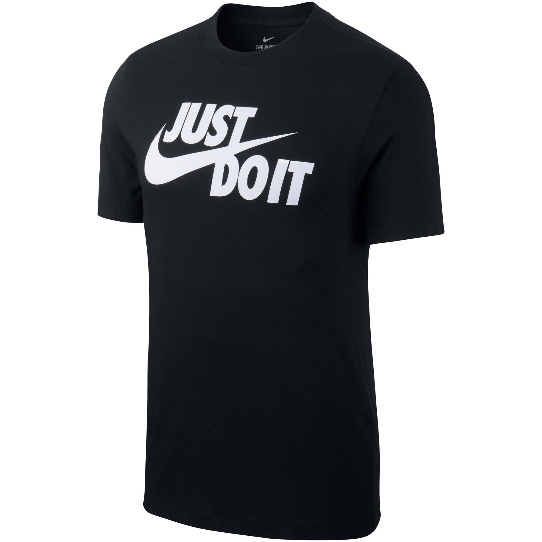 0191888623655 - NSW JUST DO IT SWOOSH T-Shirt Herren in black-white