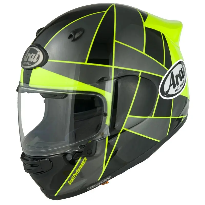 Motorrad-Integralhelm Arai Quantic Peak Yellow