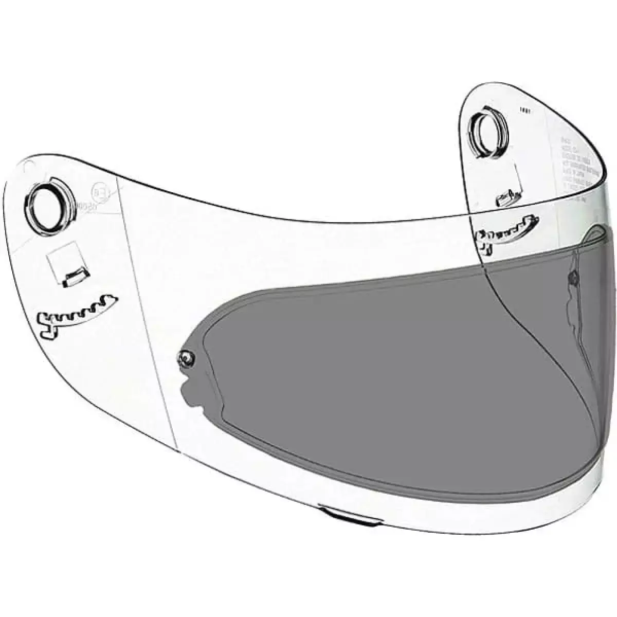 Bildschirmplatine Motorradhelm Arai Pinlock Protectint CT-F
