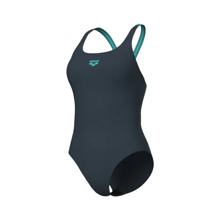 Arena Women's Gris Sports Back One Piece Swimsuit Dynamo