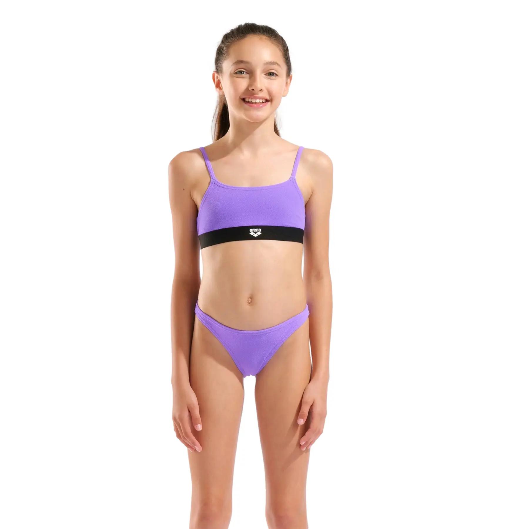 Girls' Two-Piece Swimsuit with Elastic Band Arena