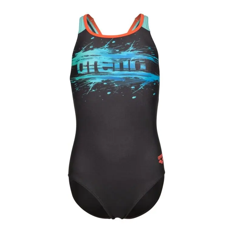 One-piece swimsuit for girls Arena Paint Swim Pro