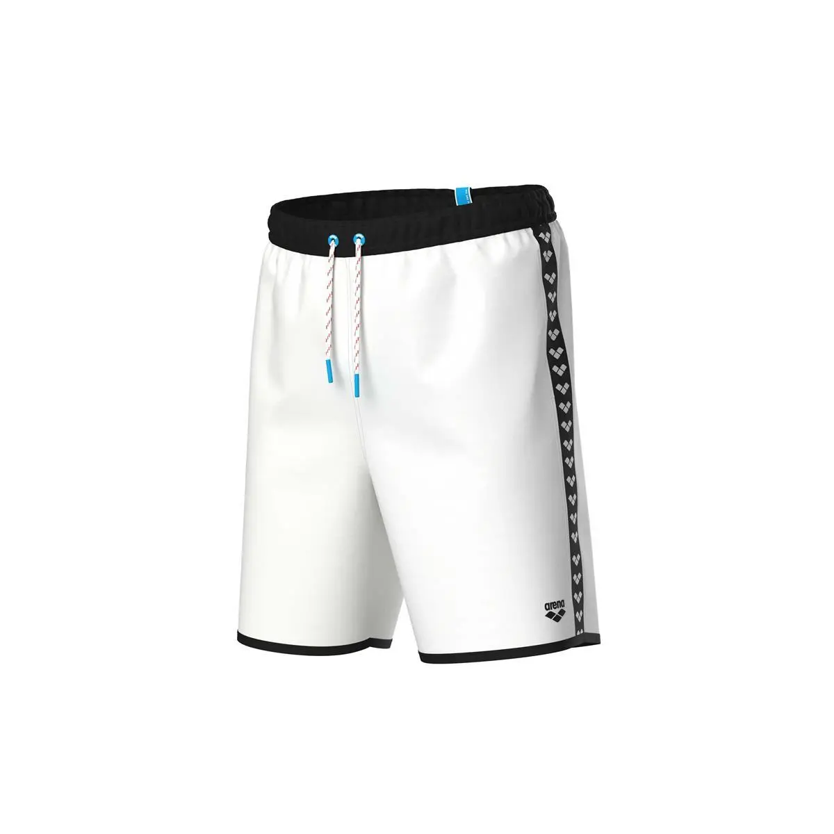 Arena Unisex Blanc Striped Shorts Icons Team