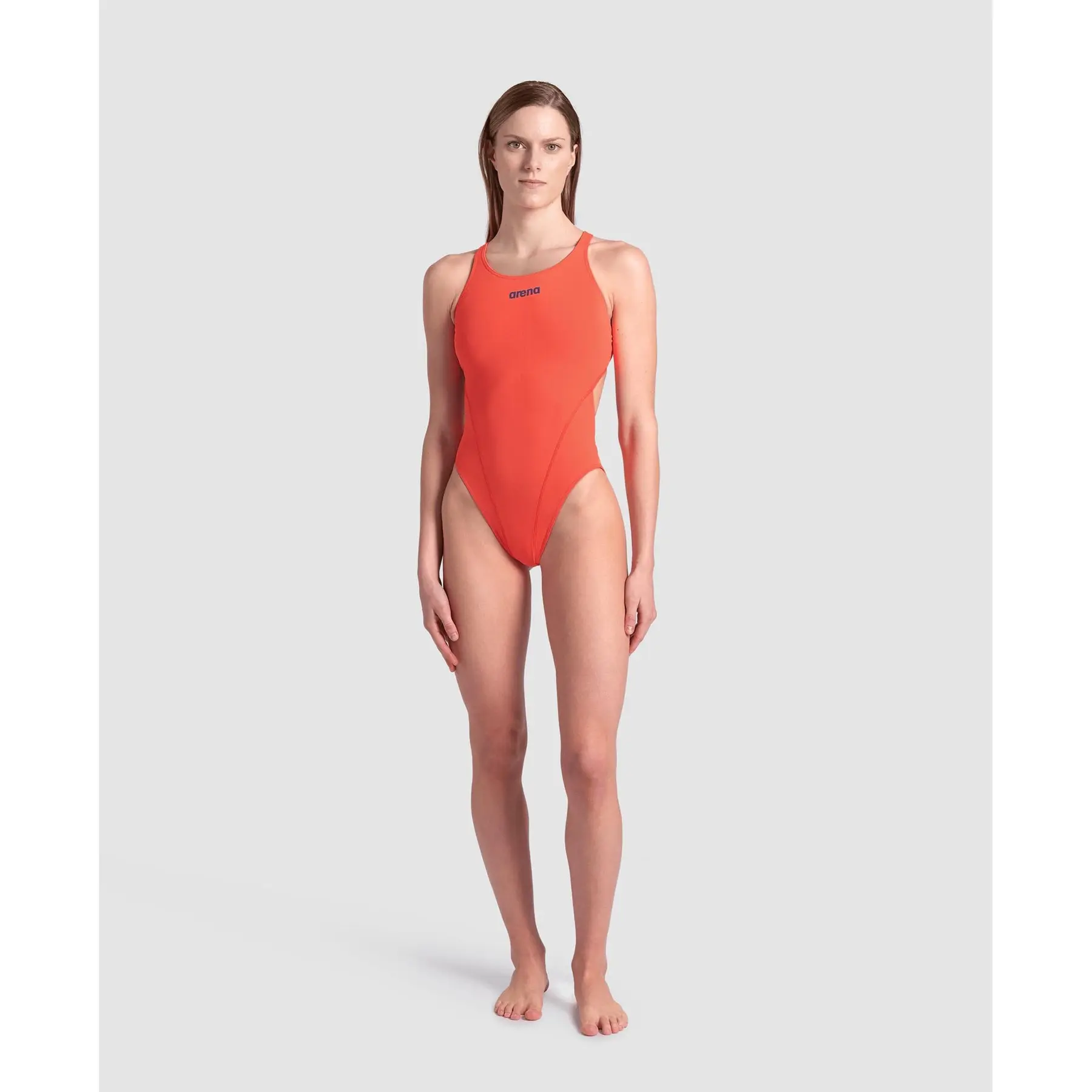 Arena Women's Rouge 1-Piece Swimsuit Team Tech