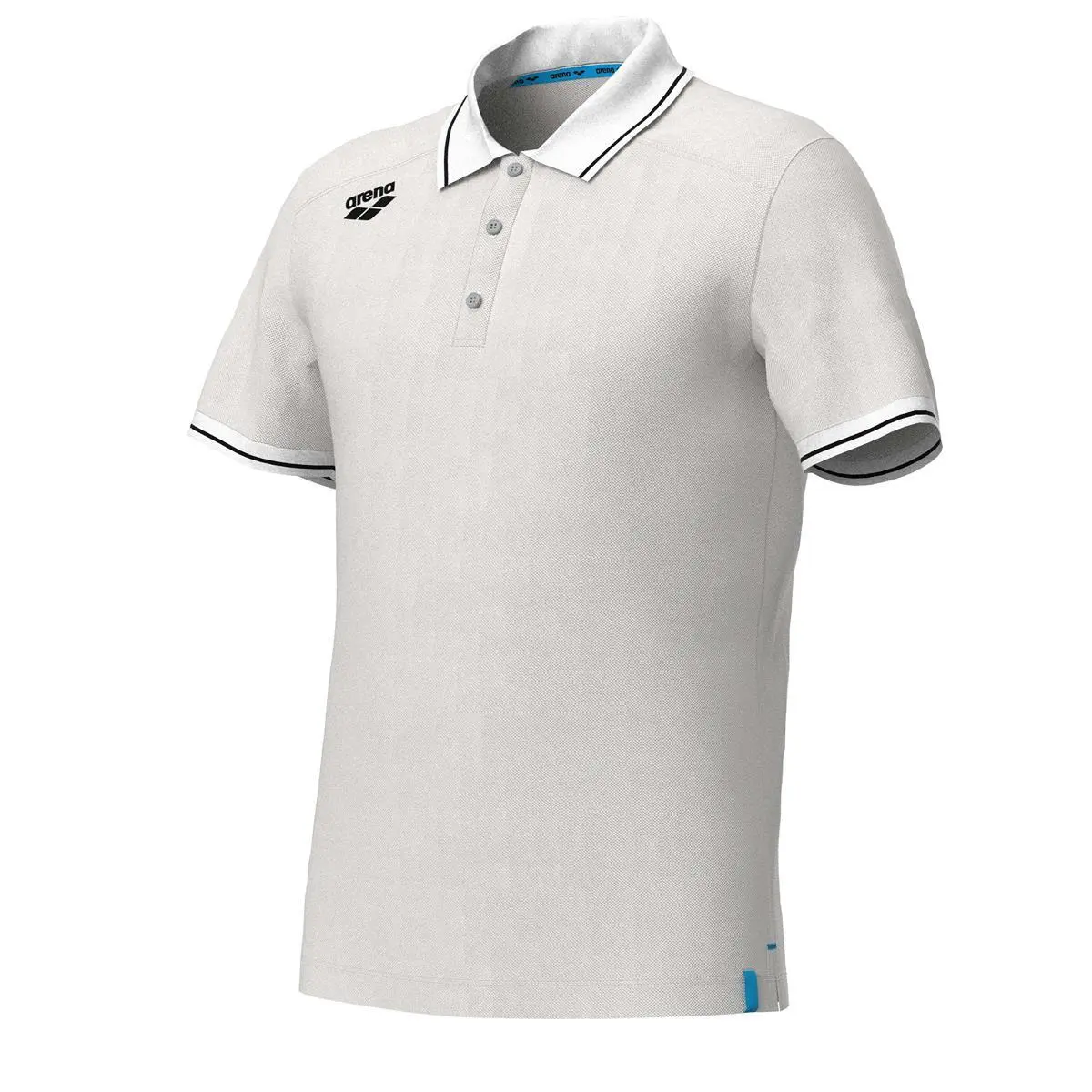 Arena Unisex Blanc Cotton Polo Shirt Team Solid