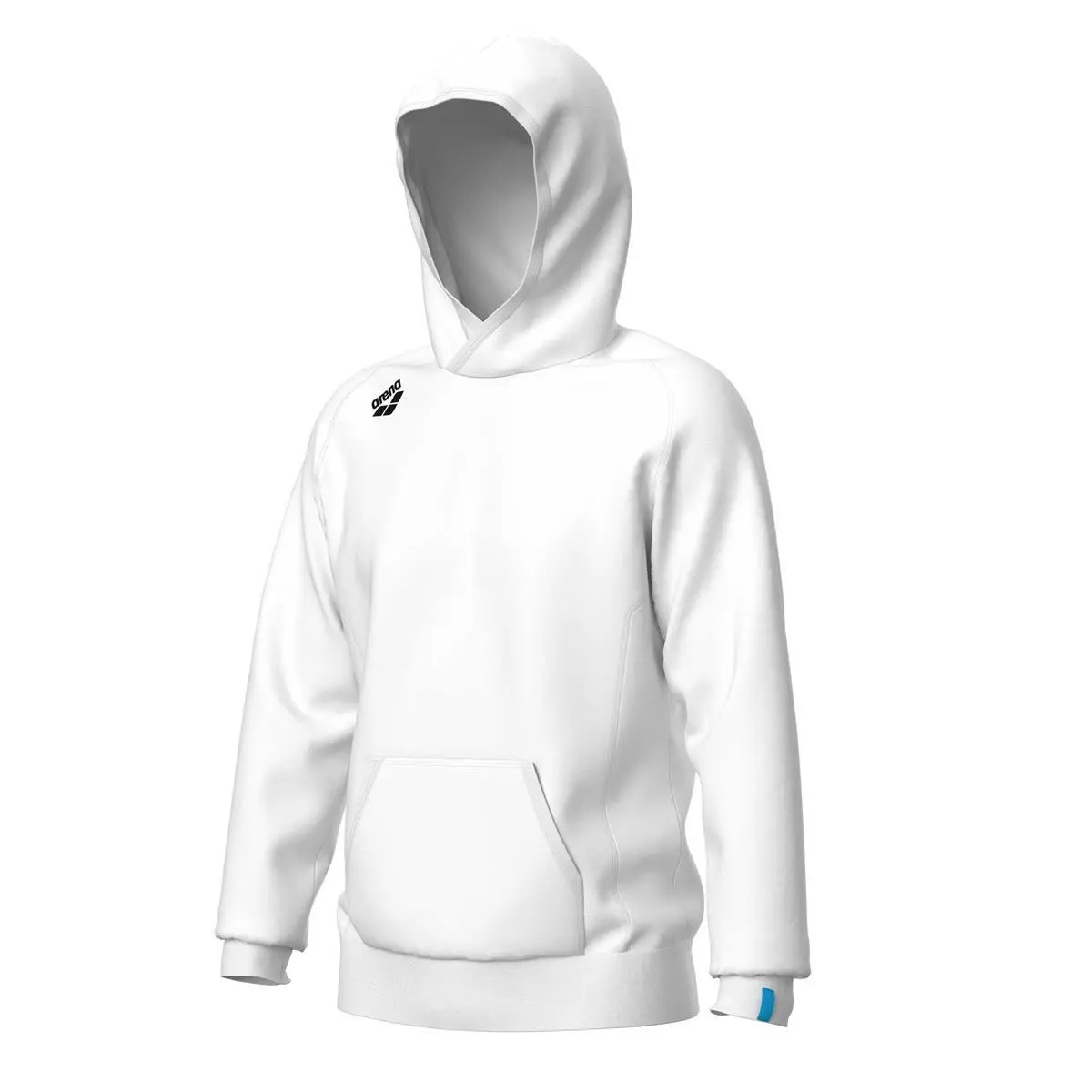 Arena Unisex Blanc Hooded Sweatshirt Team Panel