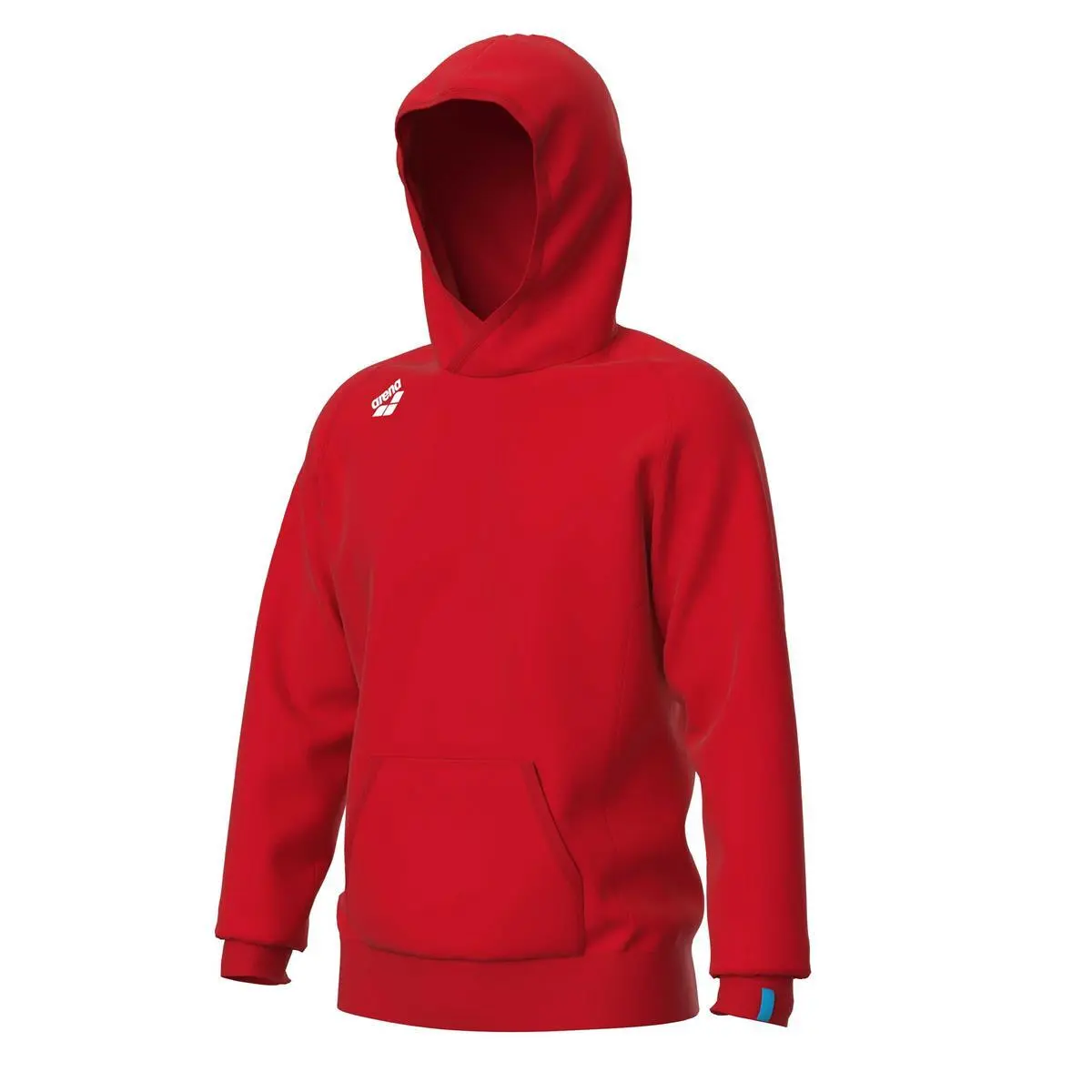 Arena Unisex Rouge Hooded Sweatshirt Team Panel