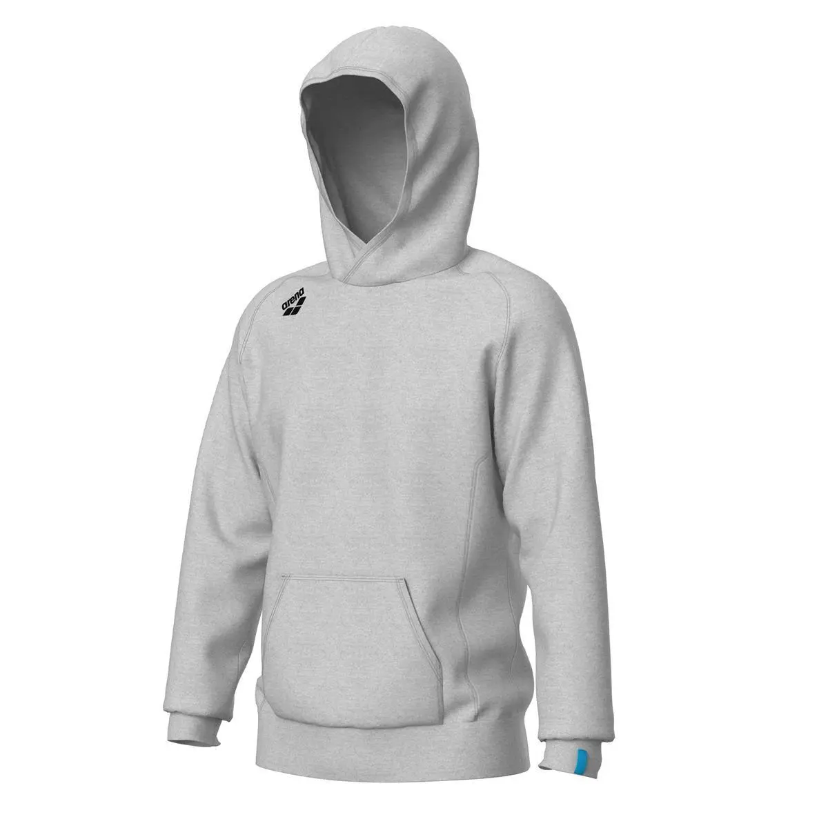 Arena Unisex Gris Hooded Sweatshirt Team Panel