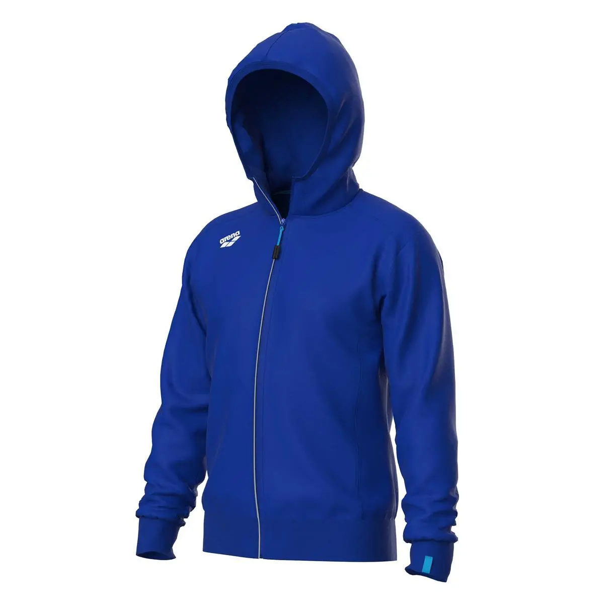 Arena Unisex Bleu Hooded Sweatshirt Team Panel
