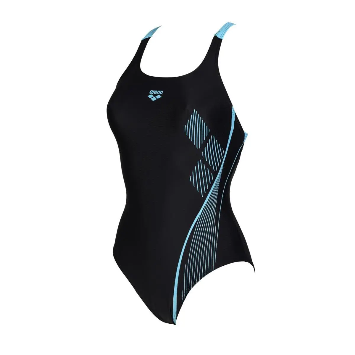 Arena Women's Noir 1-Piece Swimsuit Pro Graphic