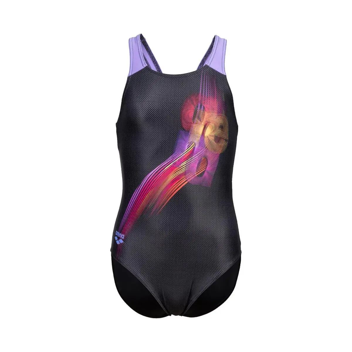 Arena Girls Noir One-Piece Swimsuit For Parrot V Back