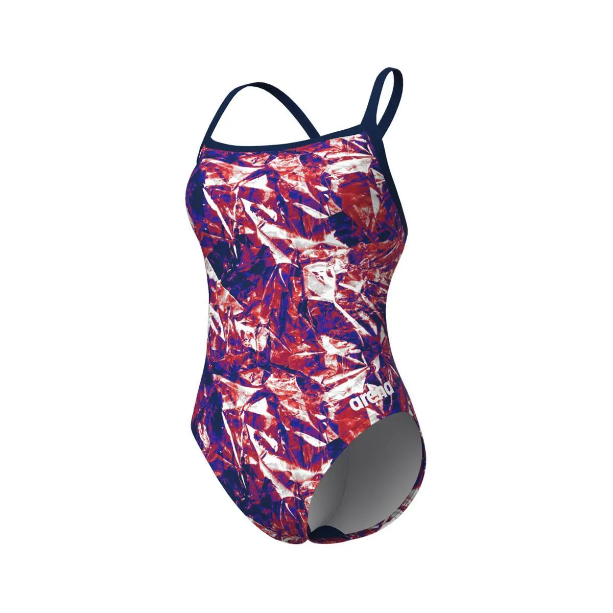 Arena Women's Bleu 1-Piece Swimsuit Team Crackle Challenge