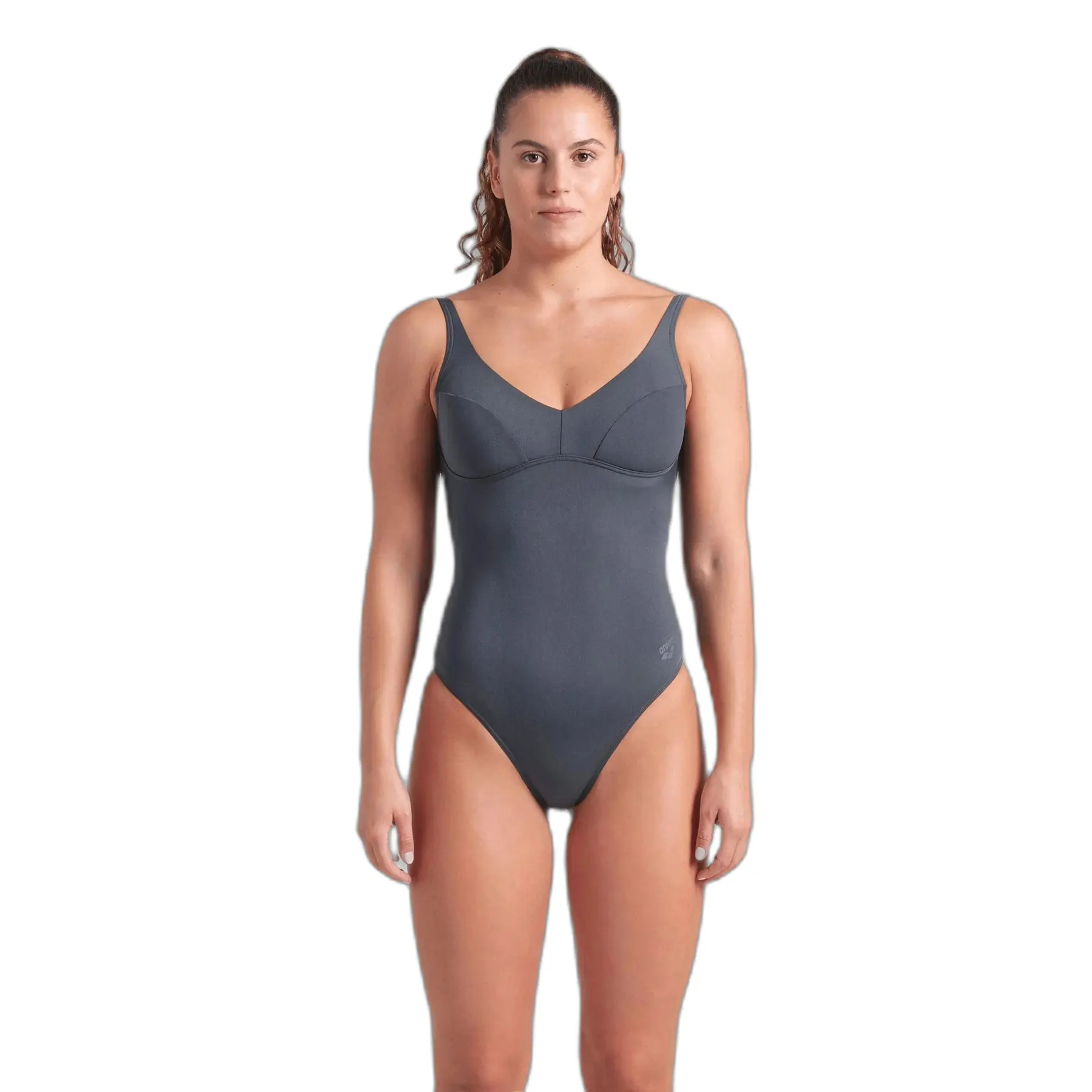 Arena Women's Gris 1-Piece Swimsuit Victoria