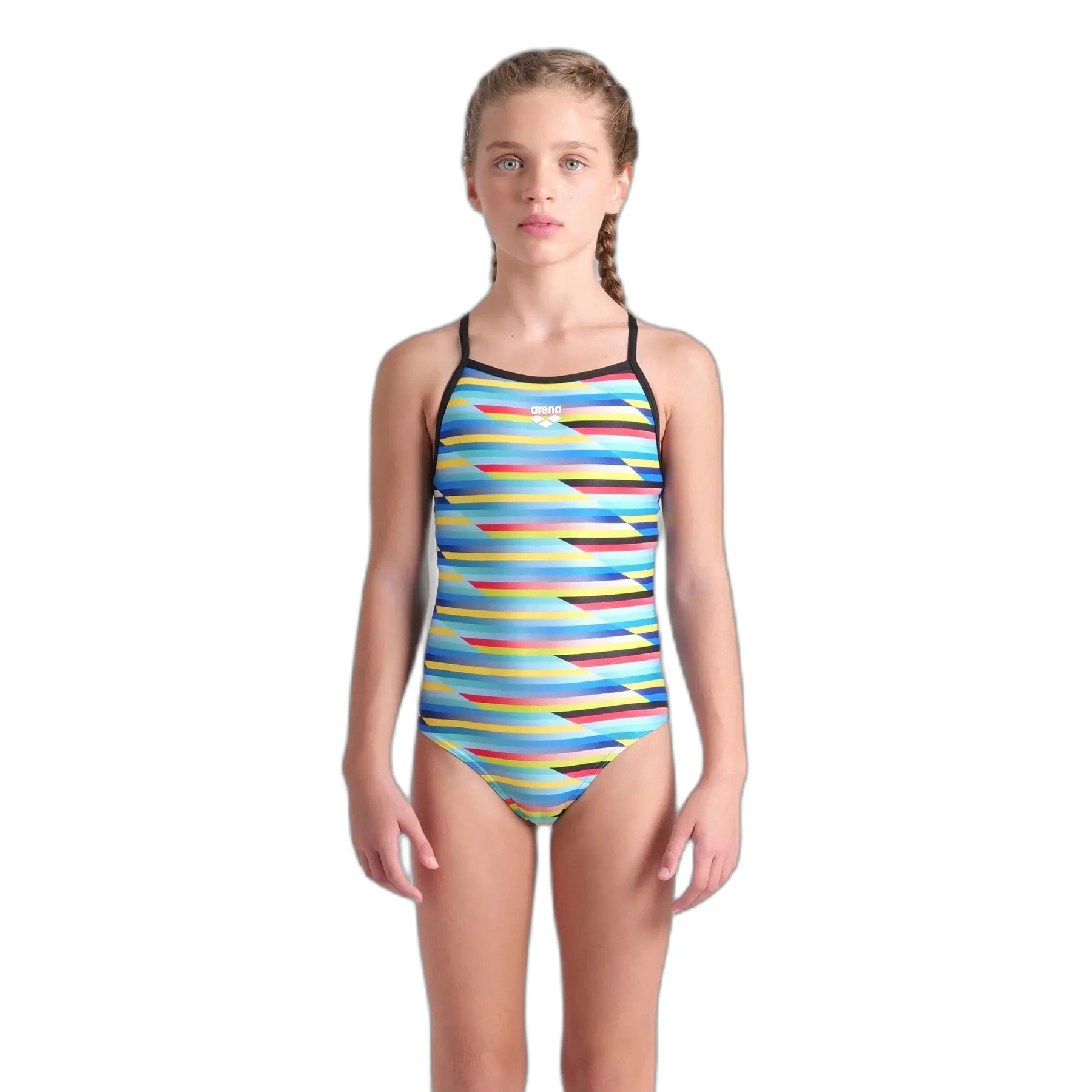 Arena Girls Multicolore One-Piece Swimsuit For Racing