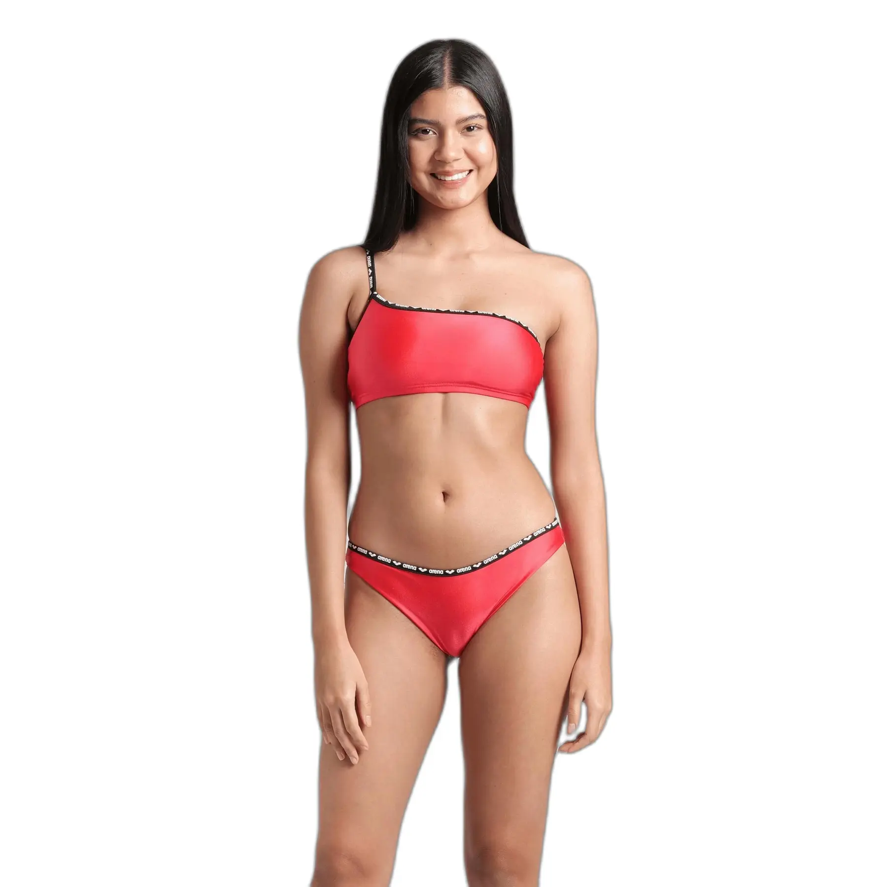Bikini Damen Arena Solid Single Shoulder